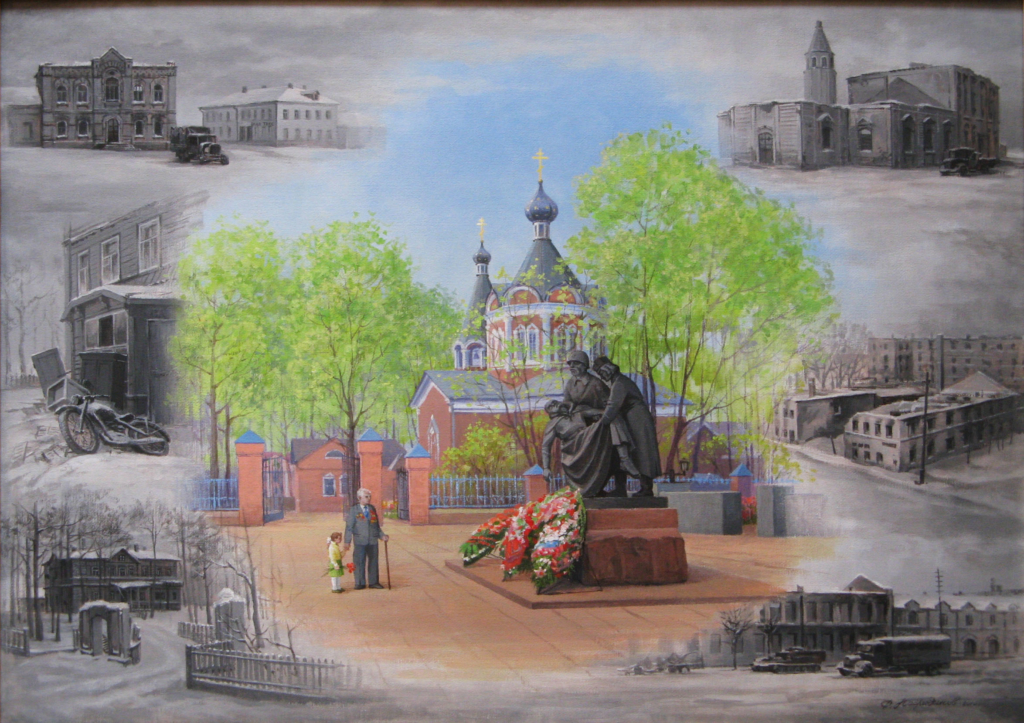 Насретдинов Ф.Ф. Память, 2010г.,карт. акрил