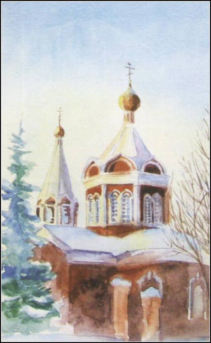 Скорбященская церковь г. Клин. Худ. Е. Михайлова.